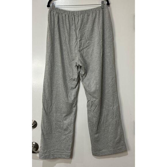 Rebecca Minkoff Notch Collar Pajama Set Gray White Cotton Size Medium NWT Comfy - Picture 15 of 15